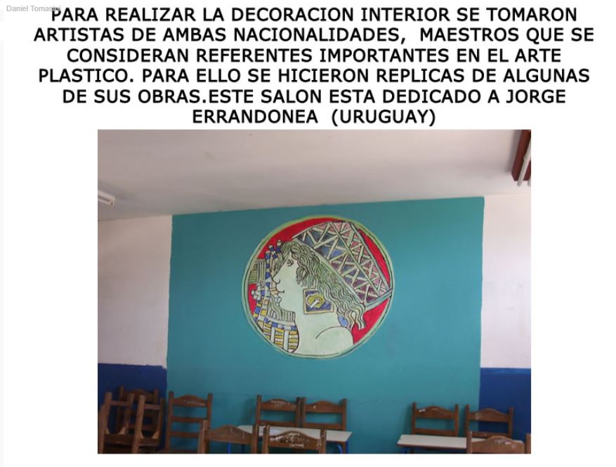 Daniel Tomasini intervenciones murales Proyecto Pintores uruguayos y canadienses escuela Canadá barrio La Teja