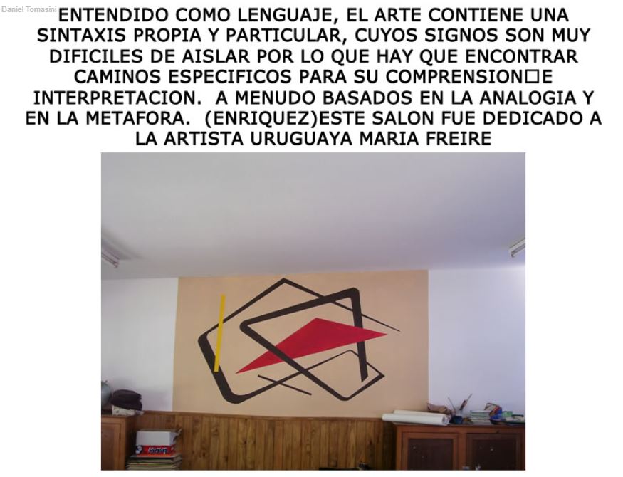 Daniel Tomasini intervenciones murales Proyecto Pintores uruguayos y canadienses escuela Canadá barrio La Teja