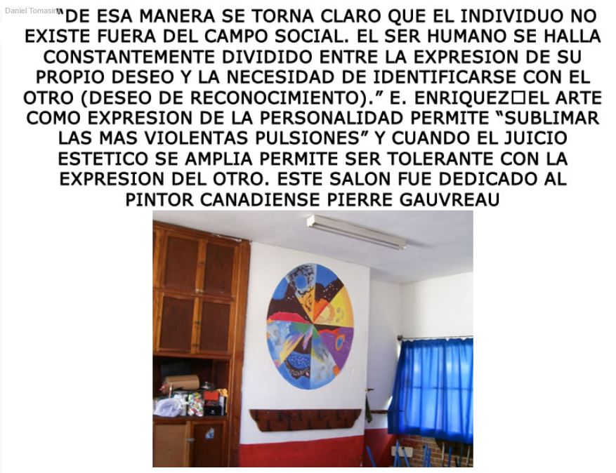 Daniel Tomasini intervenciones murales Proyecto Pintores uruguayos y canadienses escuela Canadá barrio La Teja