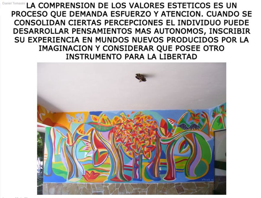Daniel Tomasini intervenciones murales Proyecto Pintores uruguayos y canadienses escuela Canadá barrio La Teja