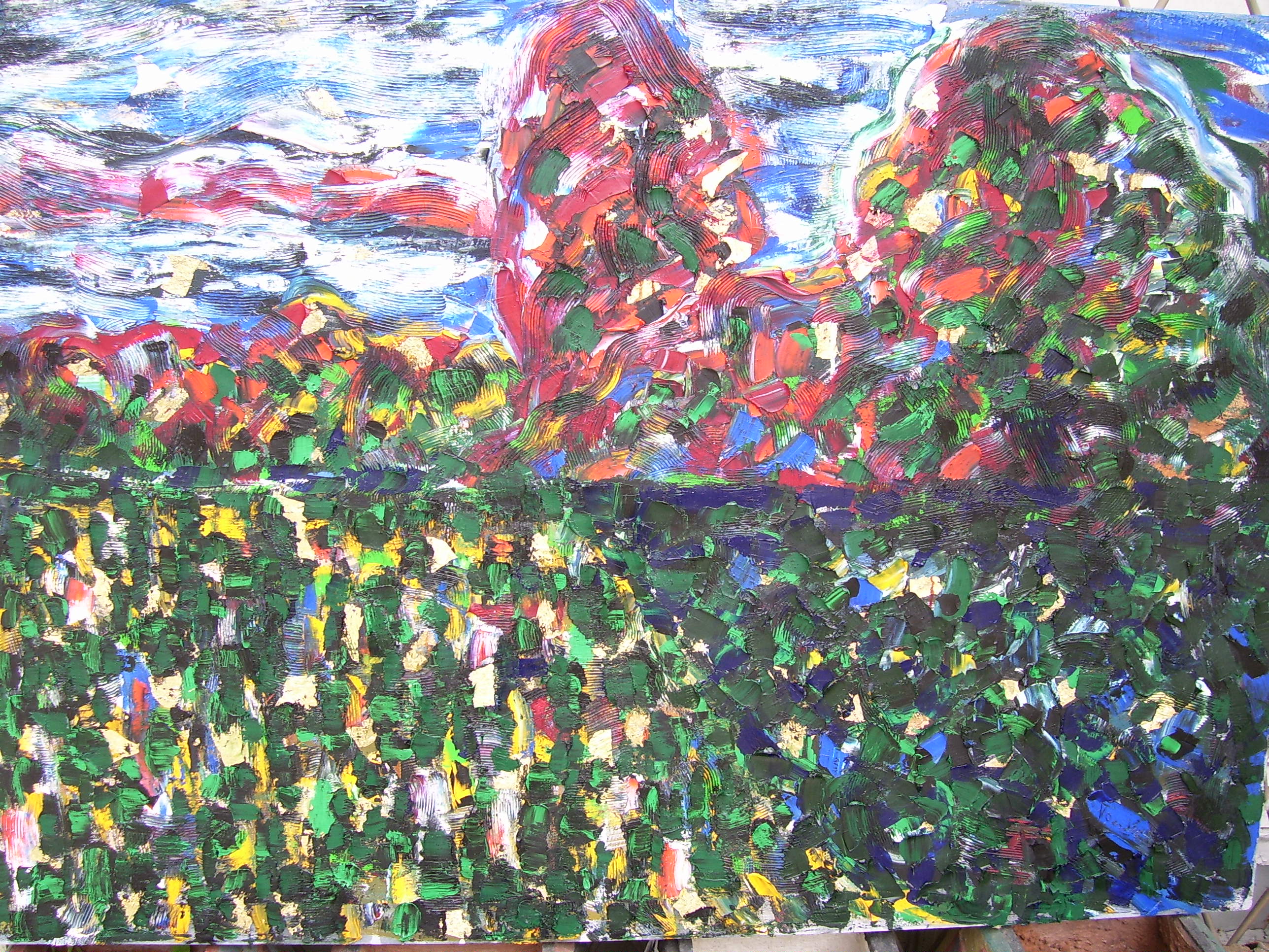 Daniel Tomasini exposición realizada en espacio de arte La Colmena 