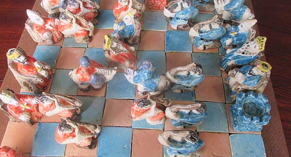 Daniel Tomasini diseño de tablero de ajedrez