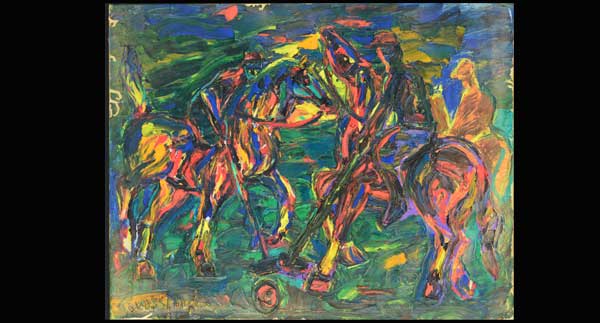 Daniel Tomasini exposición realizada en Columbus Center Toronto Cabalgando por las Américas 