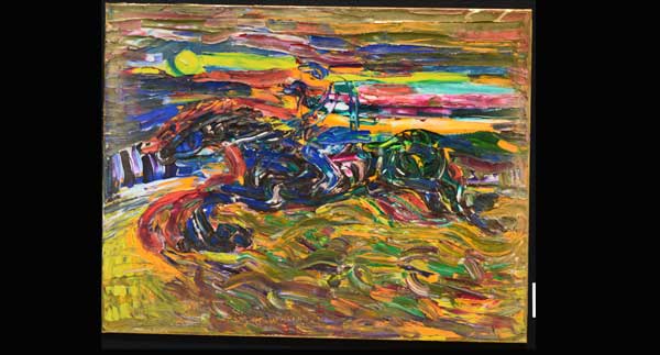 Daniel Tomasini exposición realizada en Columbus Center Toronto Cabalgando por las Américas 