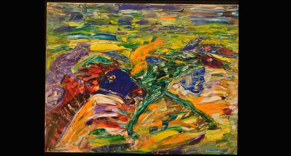 Daniel Tomasini exposición realizada en Columbus Center Toronto Cabalgando por las Américas 