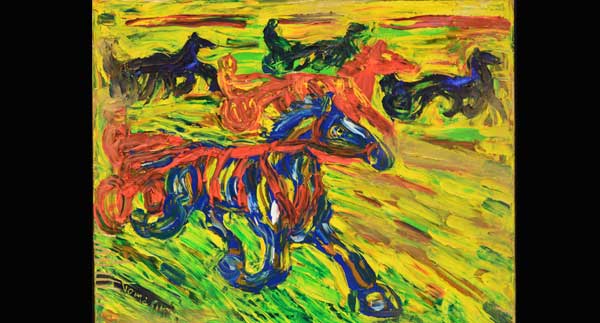 Daniel Tomasini exposición realizada en Columbus Center Toronto Cabalgando por las Américas 