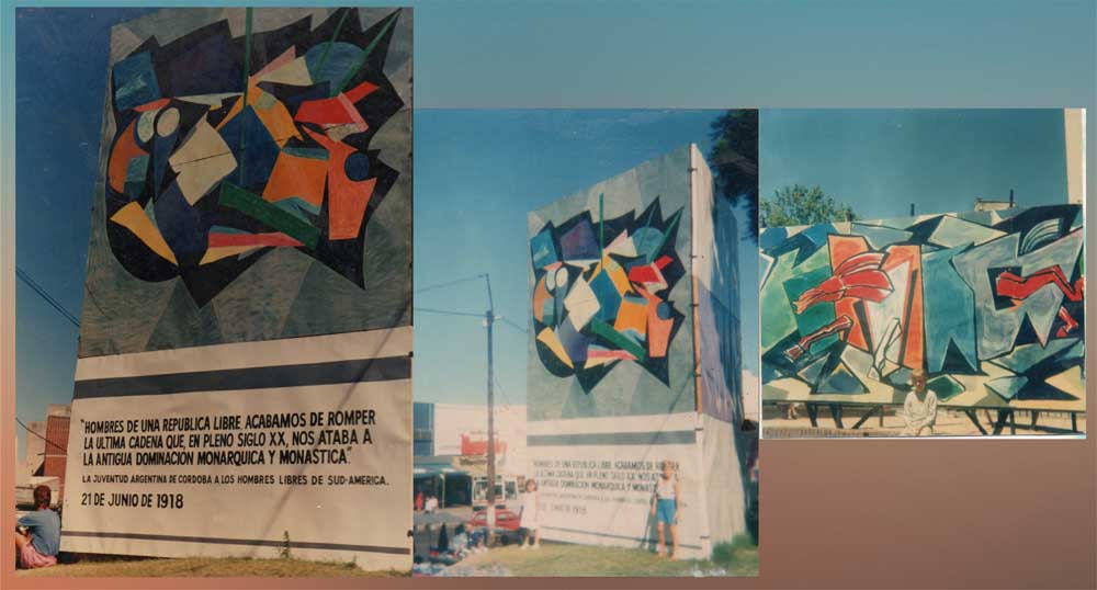 Daniel Tomasini extensión universitaria murales