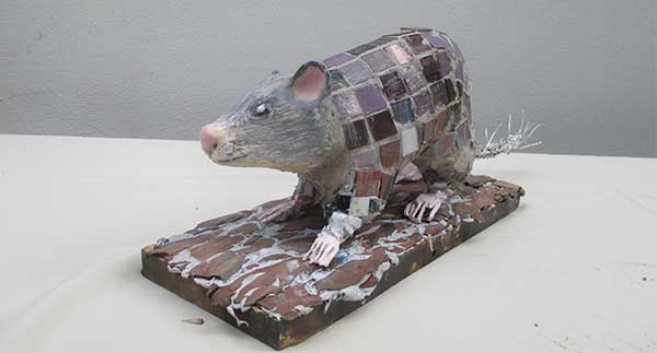 Daniel Tomasini exposición patrocinada por la Francofonía en Unitec-Rocha Planeta en alerta 