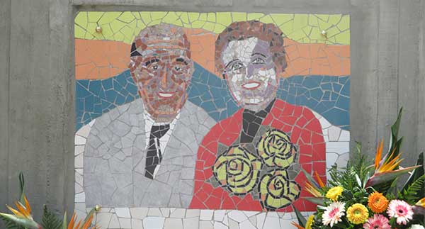 Daniel Tomasini intervenciòn mural en Mariscala