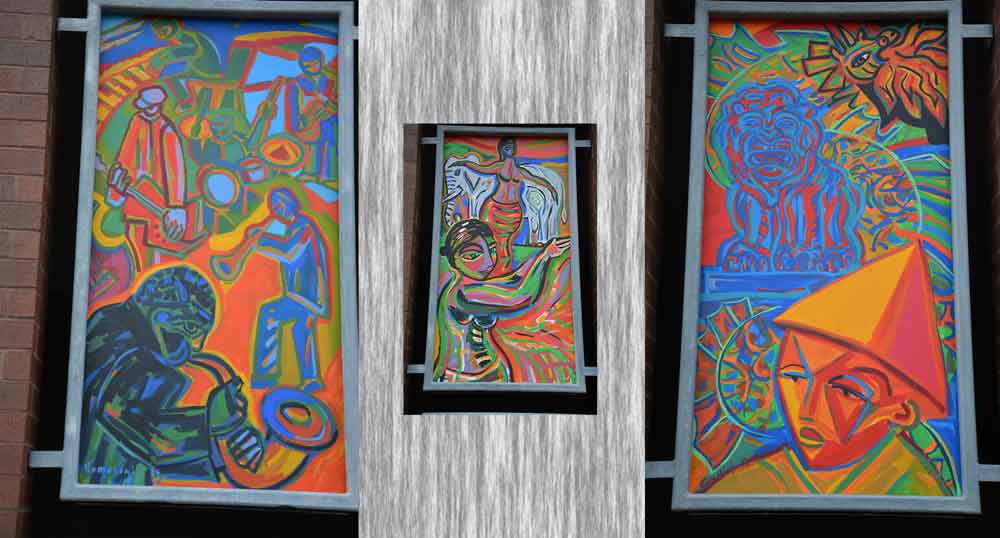 Daniel Tomasini intervenciones murales