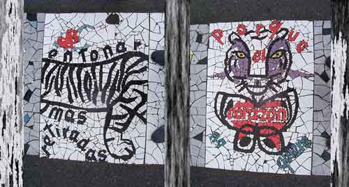 Daniel Tomasini extensión universitaria mosaicos Cinta memorial Plaza Punta de Rieles