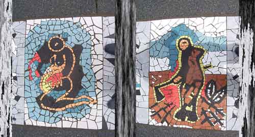 Daniel Tomasini extensión universitaria mosaicos Cinta memorial Plaza Punta de Rieles