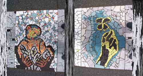 Daniel Tomasini extensión universitaria mosaicos Cinta memorial Plaza Punta de Rieles