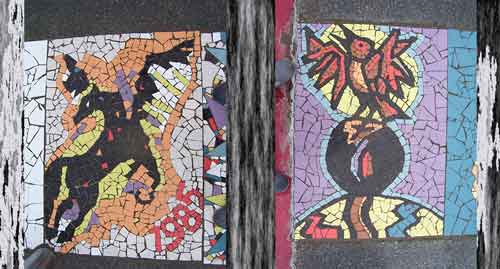 Daniel Tomasini extensión universitaria mosaicos Cinta memorial Plaza Punta de Rieles