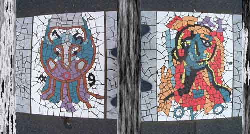 Daniel Tomasini extensión universitaria mosaicos Cinta memorial Plaza Punta de Rieles