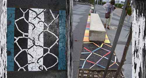 Daniel Tomasini extensión universitaria mosaicos Cinta memorial Plaza Punta de Rieles