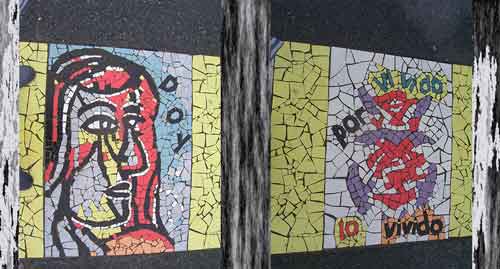 Daniel Tomasini extensión universitaria mosaicos Cinta memorial Plaza Punta de Rieles