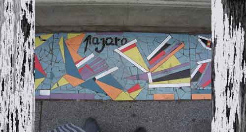 Daniel Tomasini extensión universitaria mosaicos Cinta memorial Plaza Punta de Rieles