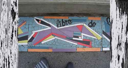 Daniel Tomasini extensión universitaria mosaicos Cinta memorial Plaza Punta de Rieles