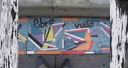 Daniel Tomasini extensión universitaria mosaicos Cinta memorial Plaza Punta de Rieles