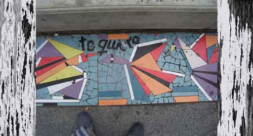 Daniel Tomasini extensión universitaria mosaicos Cinta memorial Plaza Punta de Rieles