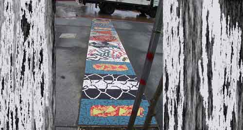 Daniel Tomasini extensión universitaria mosaicos Cinta memorial Plaza Punta de Rieles