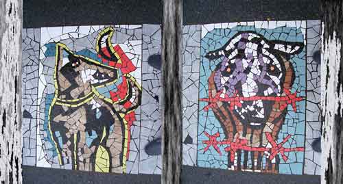 Daniel Tomasini extensión universitaria mosaicos Cinta memorial Plaza Punta de Rieles