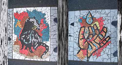 Daniel Tomasini extensión universitaria mosaicos Cinta memorial Plaza Punta de Rieles