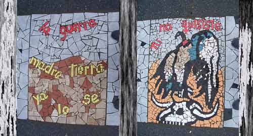 Daniel Tomasini extensión universitaria mosaicos Cinta memorial Plaza Punta de Rieles