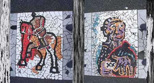 Daniel Tomasini extensión universitaria mosaicos Cinta memorial Plaza Punta de Rieles