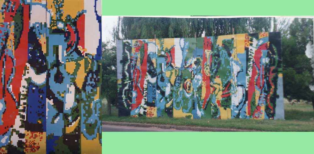 Daniel Tomasini extensión universitaria murales