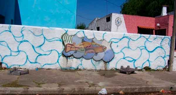 Daniel Tomasini intervenciones murales San Gregorio de Polanco 2010