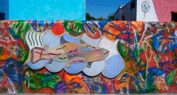 Daniel Tomasini intervenciones murales San Gregorio de Polanco 2010