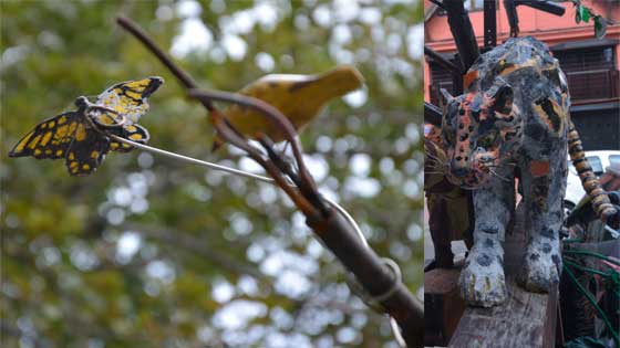 Daniel Tomasini instalación Proyecto planeta en alerta